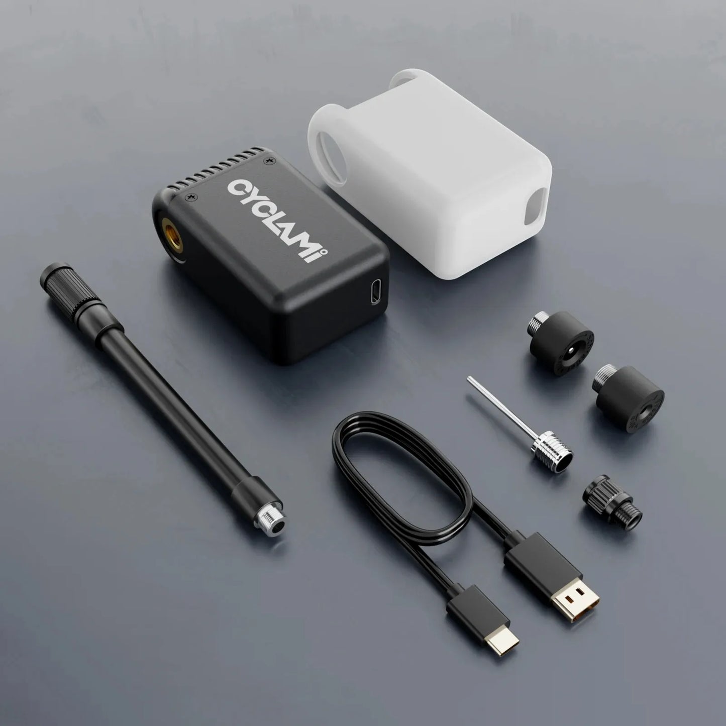 Mini Pompe Électrique Cyclami X1 – Ultra Compacte, 120 PSI, Recharge Rapide - 110g