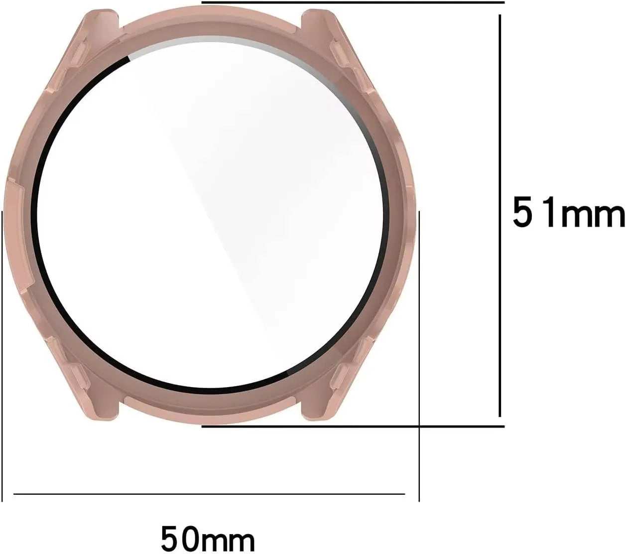 Étui de protection + verre trempé pour Garmin Forerunner 965 mesures