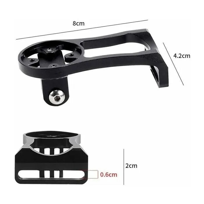 Support vélo universel en aluminium – Compatible Garmin, Bryton, Cat Eye et GoPro