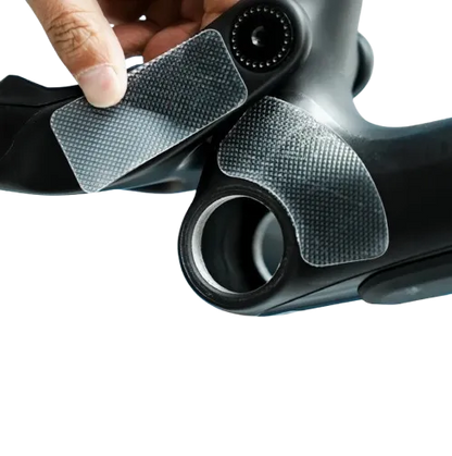 Lot de 2 autocollants de protection boîtier de pédalier et extrémité de manivelle