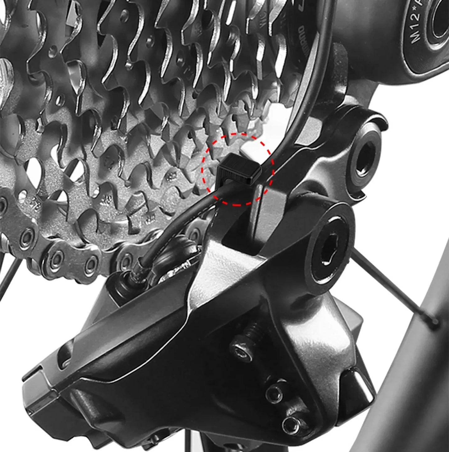 Lot de 2 clips de fixation câble dérailleur arrière Shimano Di2 (impression 3D)