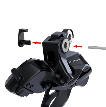 Lot de 2 clips de fixation câble dérailleur arrière Shimano Di2 (impression 3D)