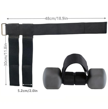 Sangle de poids cheville / pied – Entraînement de résistance personnalisable avec haltères