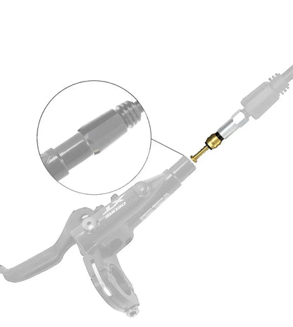 Outil d’insertion et de coupe pour durites de freins hydrauliques vélo – Aluminium