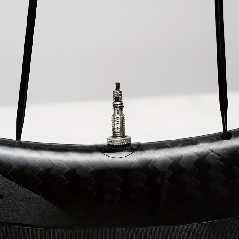 Lot de 2 autocollants de valve Presta transparents – Protection anti-frottement pour jante vélo