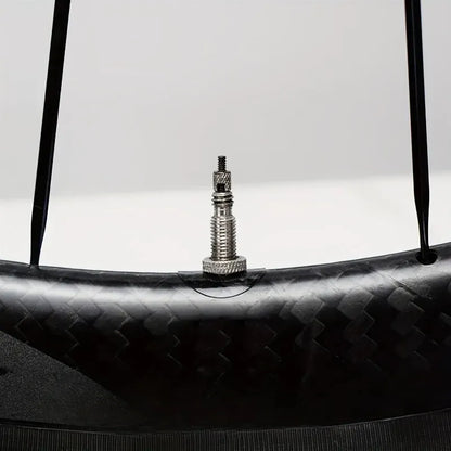 Lot de 2 autocollants de valve Presta transparents – Protection anti-frottement pour jante vélo