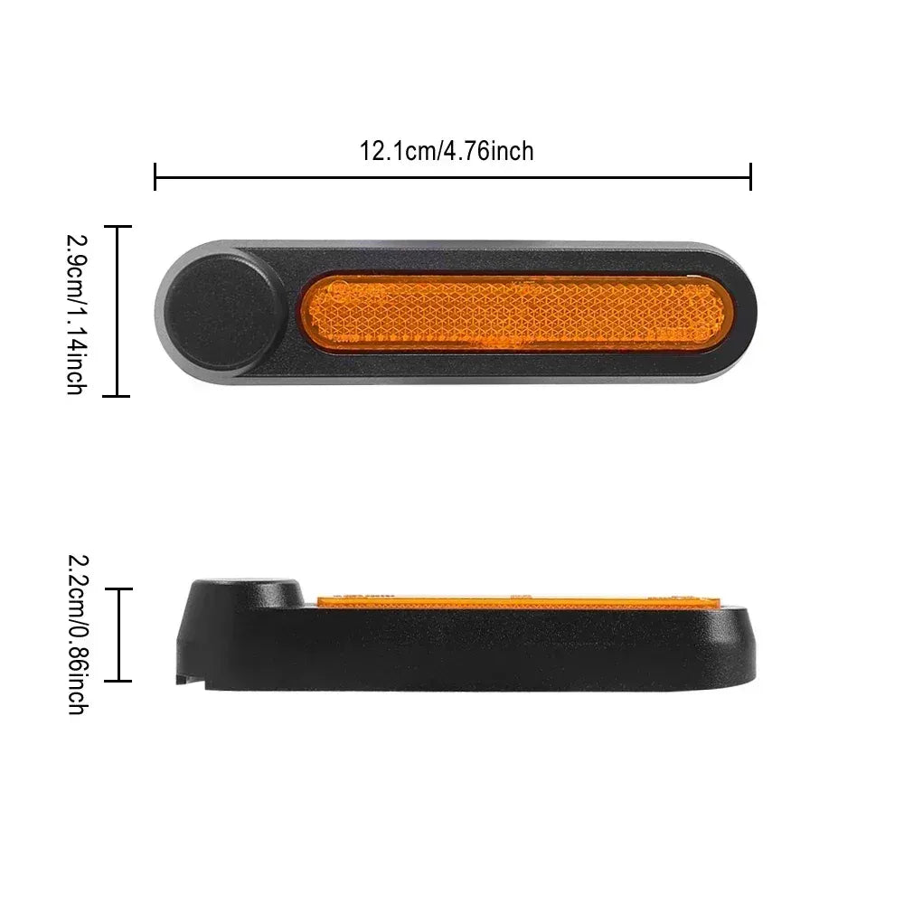 Couvercles réfléchissants de roue arrière – Ninebot F2 / F2 Plus / F2 Pro