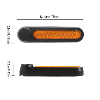 Couvercles réfléchissants de roue arrière – Ninebot F2 / F2 Plus / F2 Pro