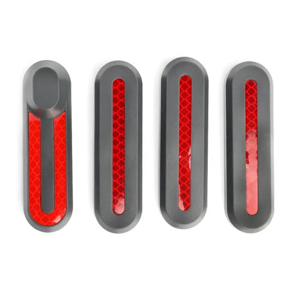 Capuchons de roue + Stickers réflecteurs – Protection moyeux pour Xiaomi M365 / M365 Pro