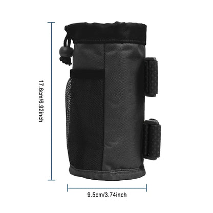 Porte-bidon / Pochette de guidon universelle – Vélo et Trottinette (isolée – 18 × 10 cm)