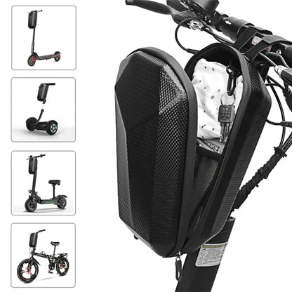 Sacoche avant rigide 4L pour trottinette et vélo – Étanche et coque EVA