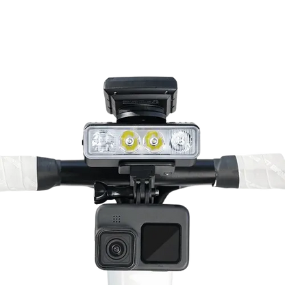 Lampe avant vélo haute puissance 1700 lumens angle ajustable - support compteur/éclairage - West Biking