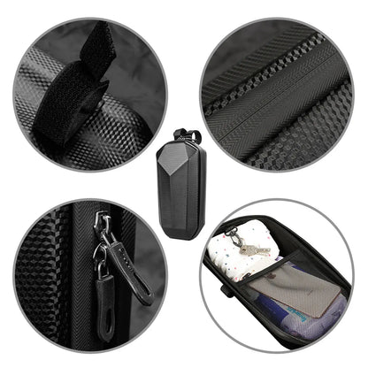 Sacoche avant rigide 4L pour trottinette et vélo – Étanche et coque EVA