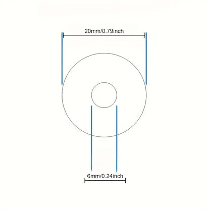 Lot de 2 autocollants de valve Presta transparents – Protection anti-frottement pour jante vélo