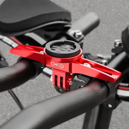 Support prolongateur multi-compatibilité – Compteurs vélo et caméras sport (Garmin, Wahoo, Bryton, GoPro)