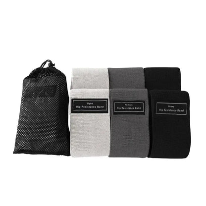 Pack de 3 Bandes de Résistance – Light / Medium / Heavy – Entraînement Fessiers, Jambes et Cuisses