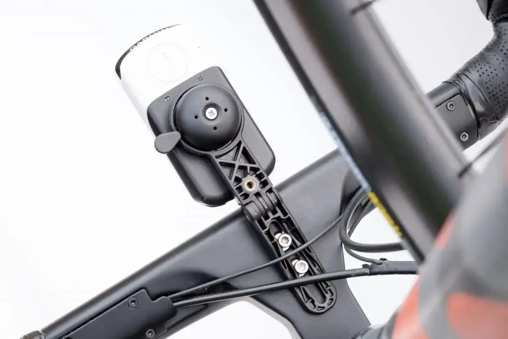 Support vélo 4-en-1 compatible Garmin, Cateye, Bryton – Compteur, sonnette, éclairage, GoPro