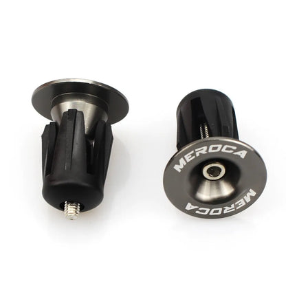 Bouchons de cintre vélo – 22 à 24 mm – Vis M4 – Gris