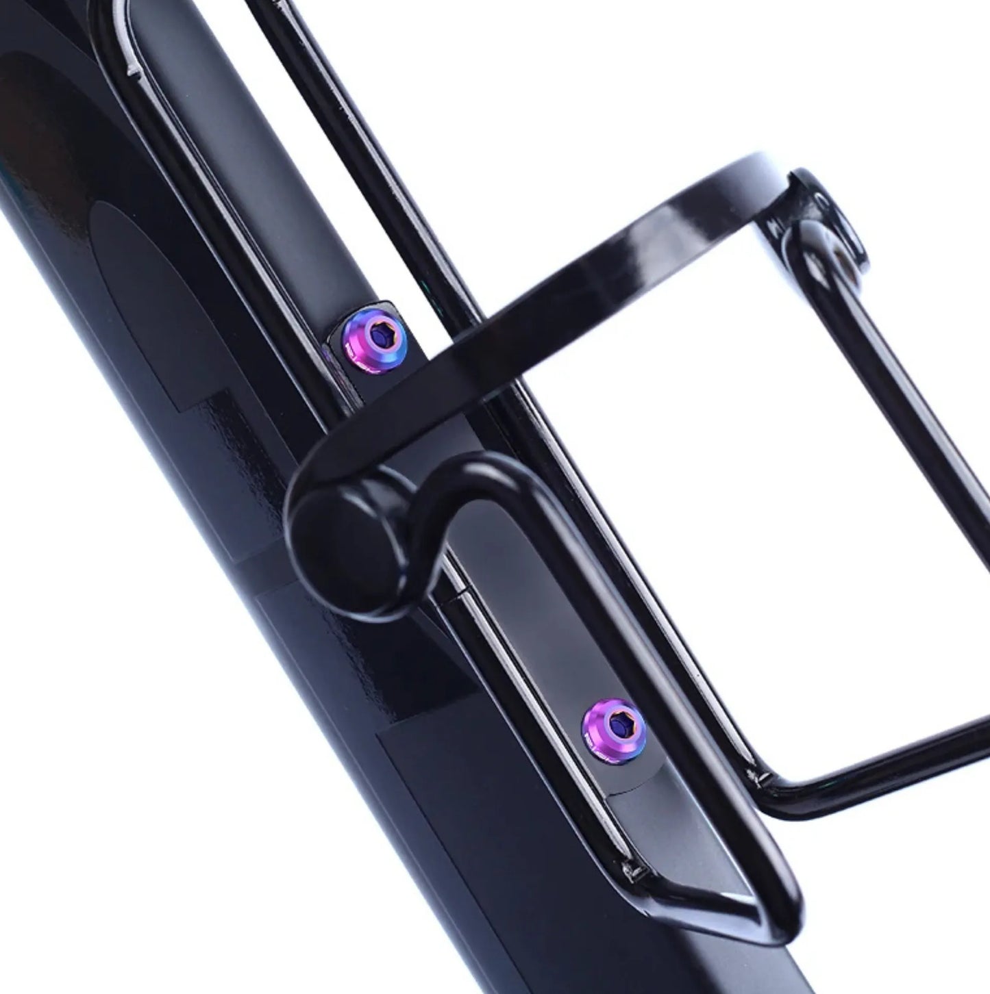 Lot de 2 vis porte-bidon vélo – Titane M5×12 mm multicolores