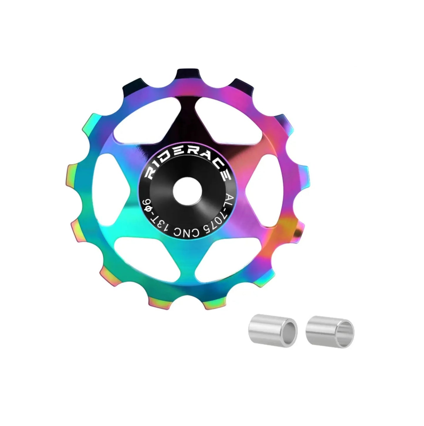Galet de dérailleur vélo – aluminium 7075 + vis titane – Riderace