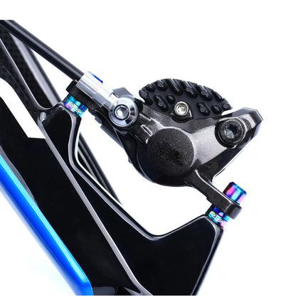 Rondelles de réglage étrier de frein disque – Titane TC4 CNC, concaves/convexes, vis M6