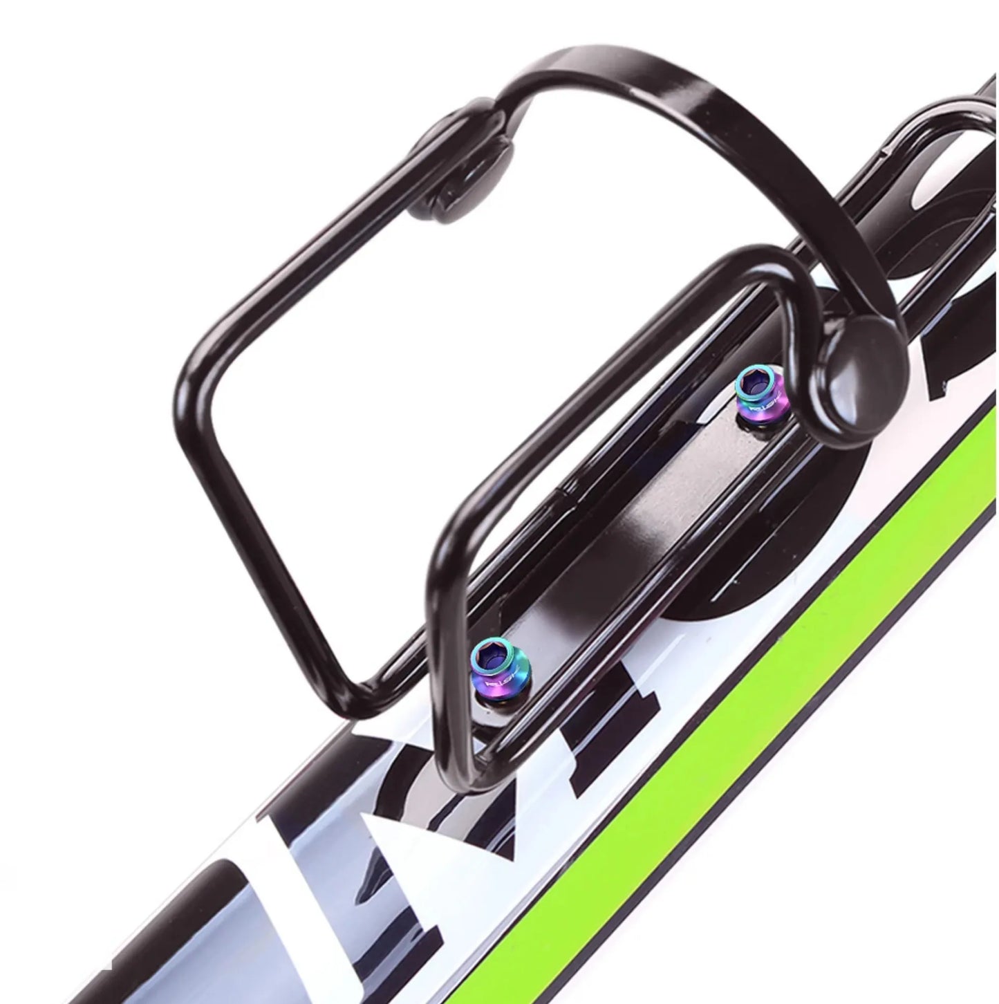 Lot de 2 vis de fixation pour porte-bidon vélo – Titane TC4 M5×12 mm multicolores