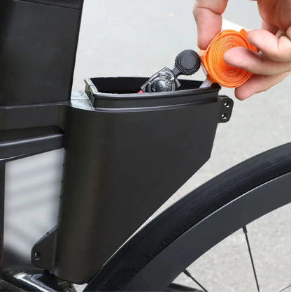 Sac de rangement aérodynamique pour tube de selle vélo – Coque rigide étanche