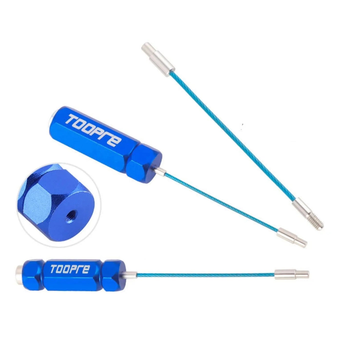 Outil de routage de câbles de vélo standard – Alliage d’aluminium et aimants