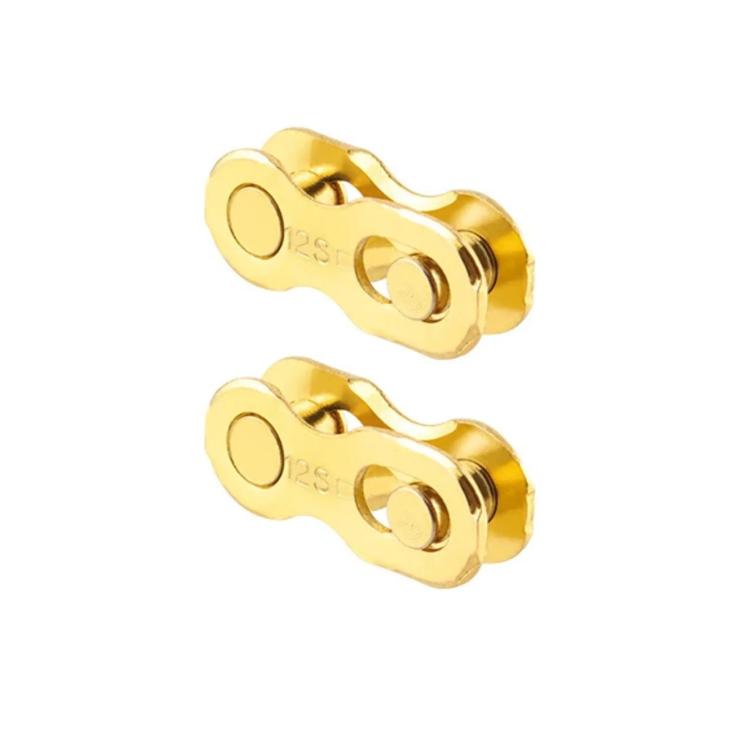Lot de 2 attaches rapides chaîne vélo 12 vitesses – Magic Link Connector doré