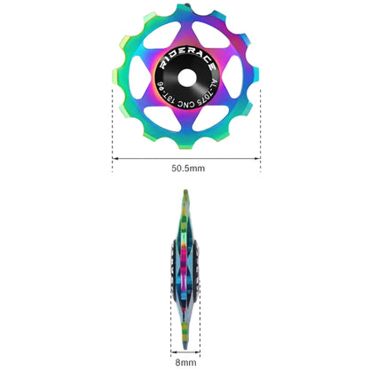 Galet de dérailleur vélo – aluminium 7075 + vis titane – Riderace