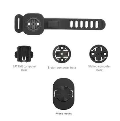 Pack support vélo multifonction – Adaptateur téléphone Garmin + Bases compteur + Support potence