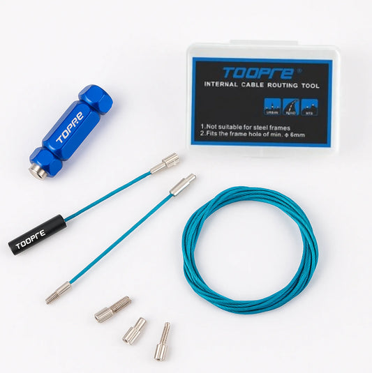 Outil de routage de câbles de vélo standard – Alliage d’aluminium et aimants