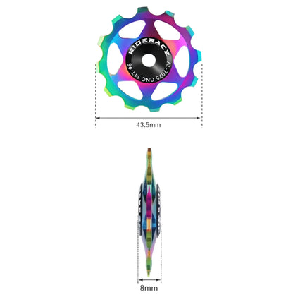 Galet de dérailleur vélo – aluminium 7075 + vis titane – Riderace