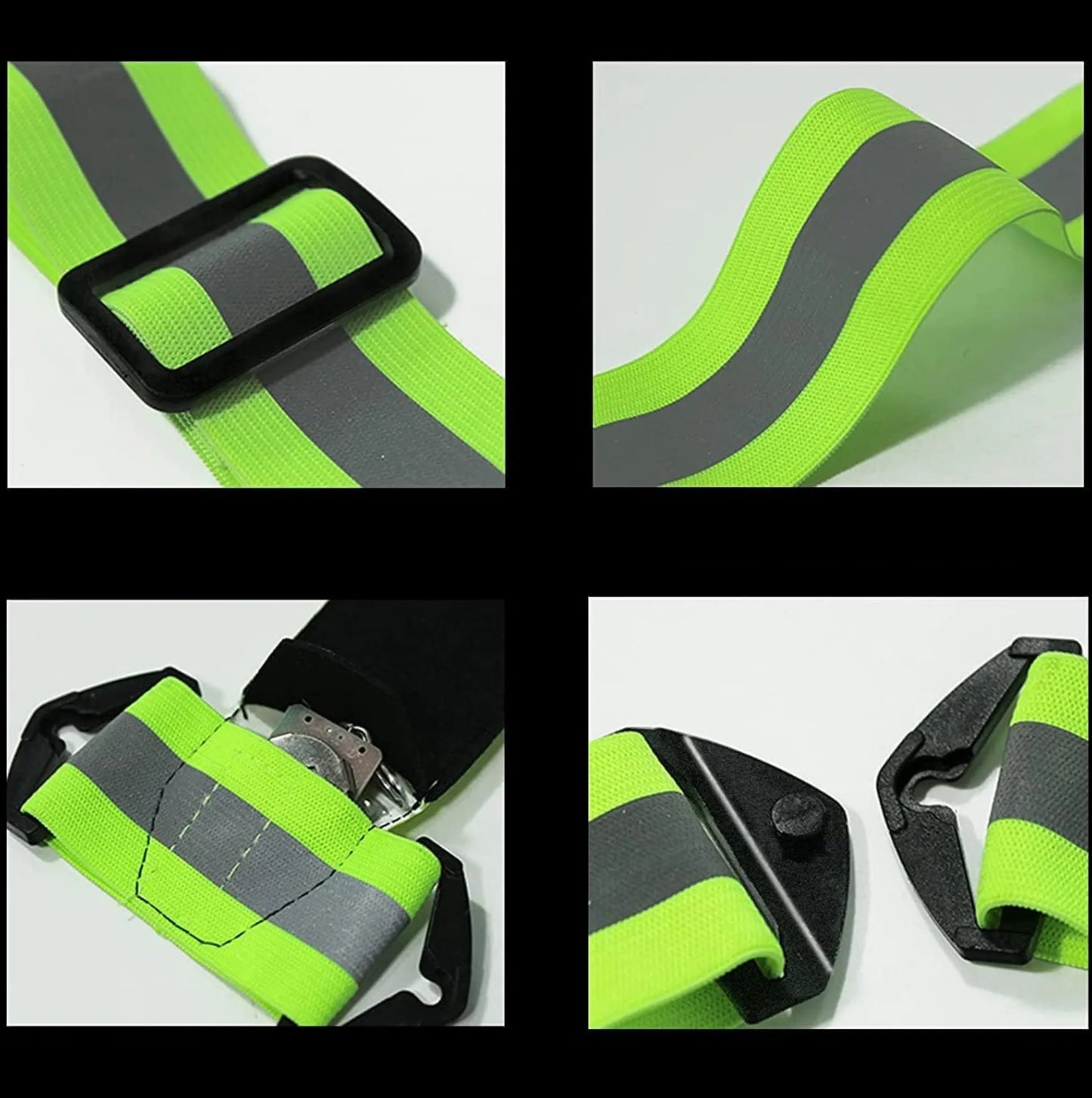 Gilet de sécurité LED haute visibilité – 360° réfléchissant