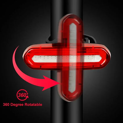 Pack éclairage vélo complet – Phare avant XOSS XL-400 + feu arrière USB + support déporté XL