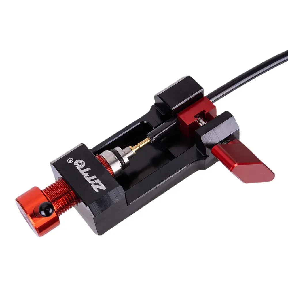 Outil d’insertion et de coupe pour durites de freins hydrauliques vélo – Aluminium