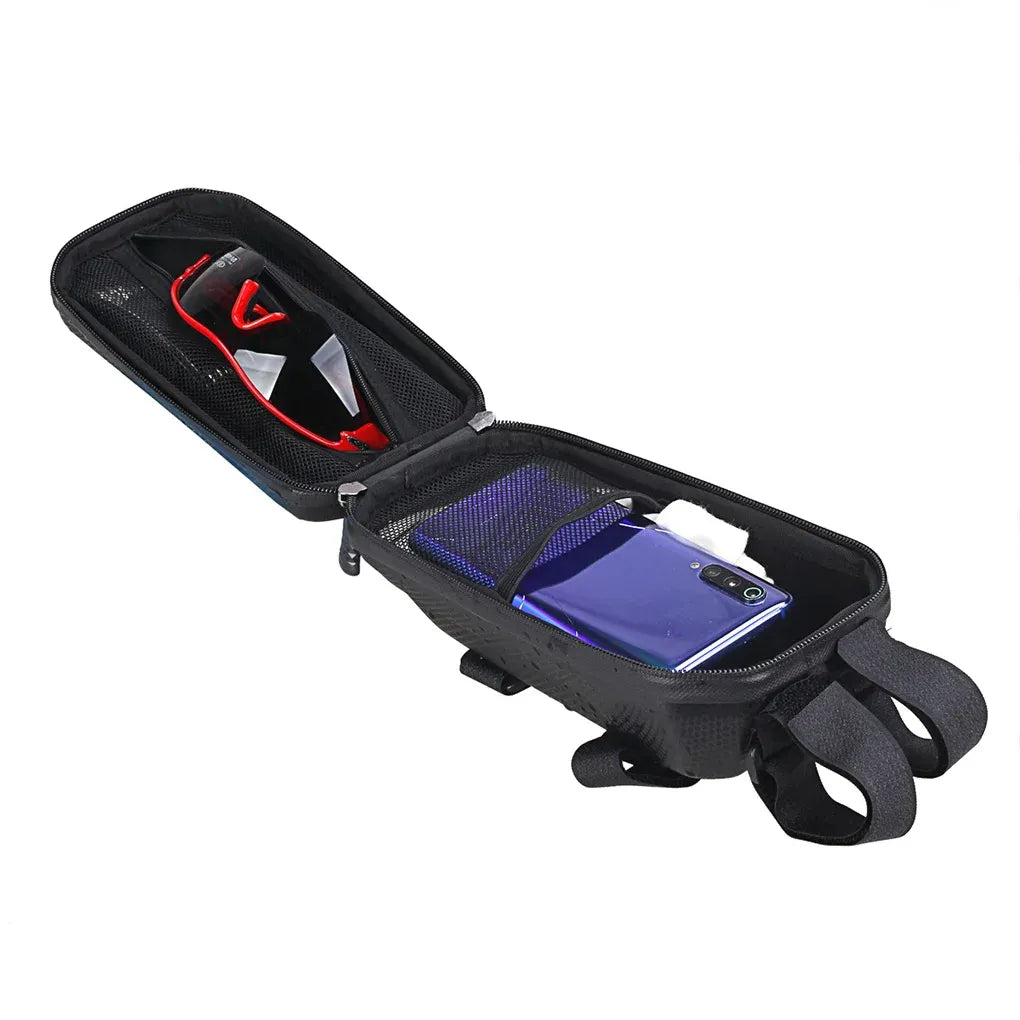 Sacoche avant rigide 4L pour trottinette et vélo – Étanche et coque EVA