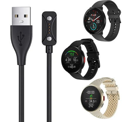 Câble de charge magnétique USB 1 m – Compatible Polar Pacer / Pacer Pro / Ignite 3 / Vantage V3