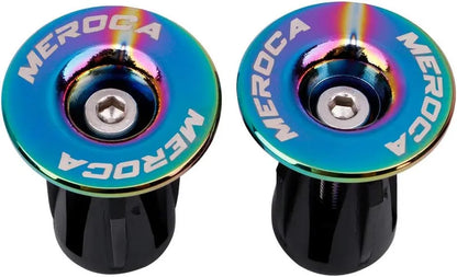 Bouchons de cintre vélo – 22 à 24 mm – Vis M4 – Multicolore