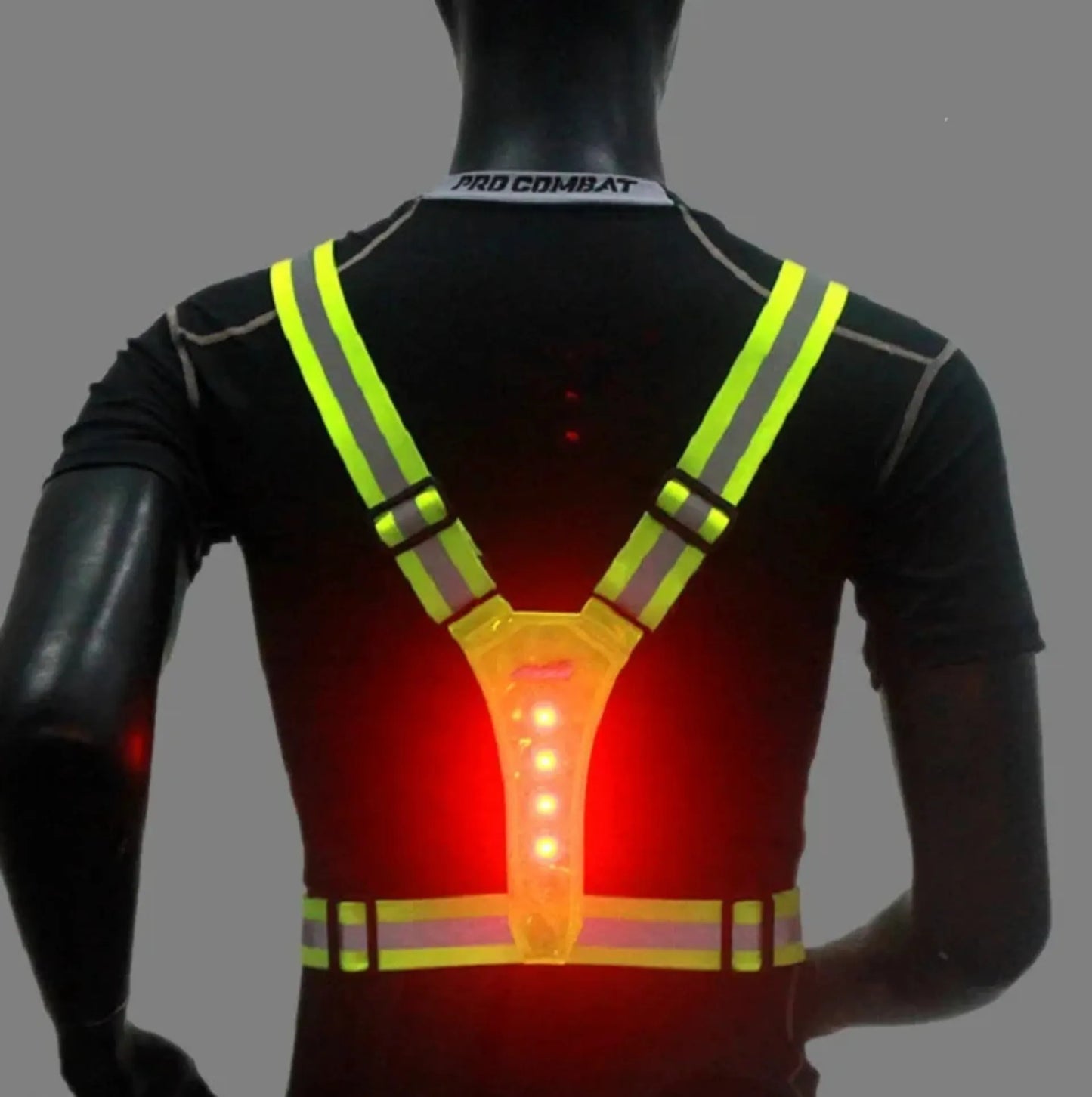Gilet de sécurité LED haute visibilité – 360° réfléchissant