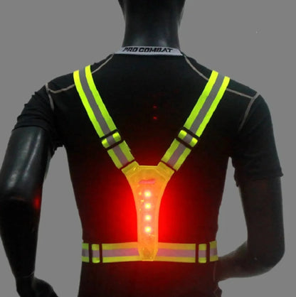 Gilet de sécurité LED haute visibilité – 360° réfléchissant