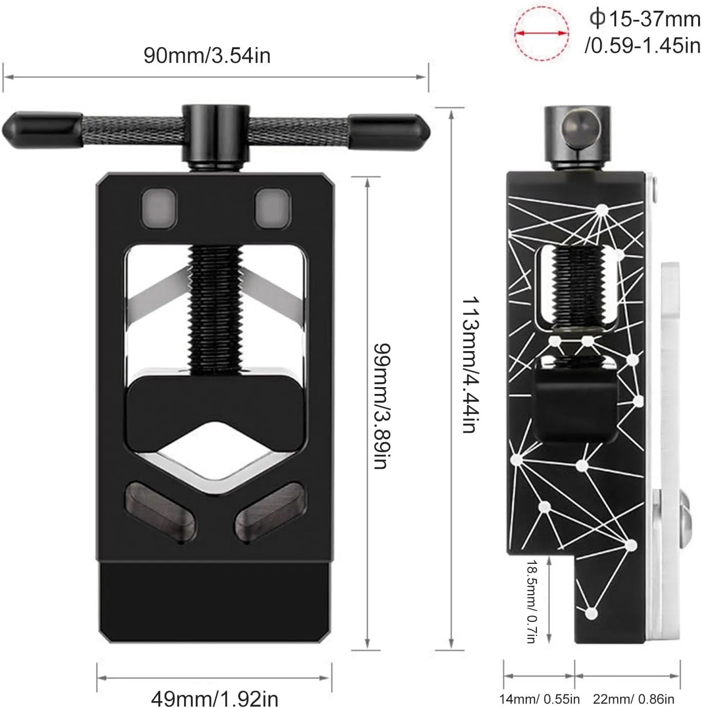 Kit outil de découpe de tubes vélo + scie à métaux TOOPRE TL-330/TL-216
