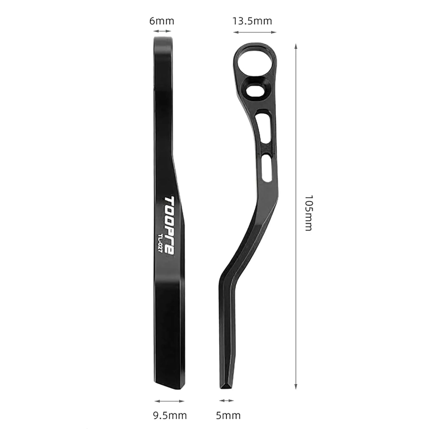 Guide-chaîne anti-déraillement route TOOPRE – Kit avec vis de fixation multi-tailles