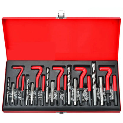 Coffret complet de réparation de filetage – 131 pièces (M5 / M6 / M8 / M10 / M12)