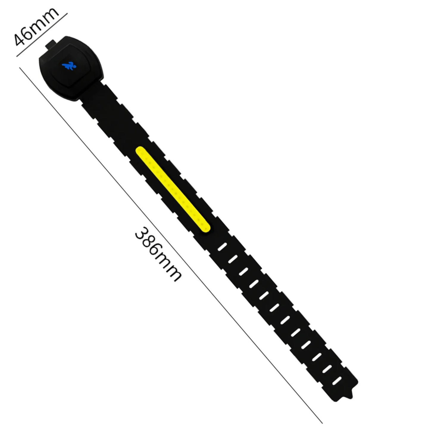 Bracelet lumineux COB LED – USB-C Rechargeable - 3 modes - Course, vélo et sécurité nocturne