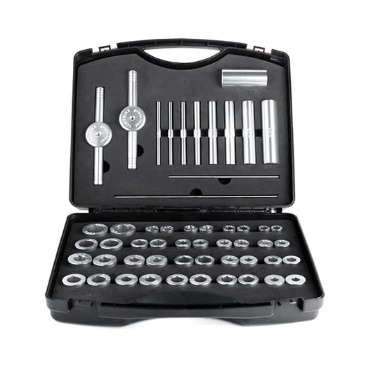 Kit d’installation et d'extraction de roulements de moyeu vélo – 20 paires de blocs + 8 tubes de guidage