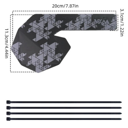 Protection de dérailleur arrière VXM – Plaque de protection transmission vélo route et VTT