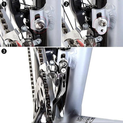 Guide-chaîne anti-déraillement route TOOPRE – Kit avec vis de fixation multi-tailles