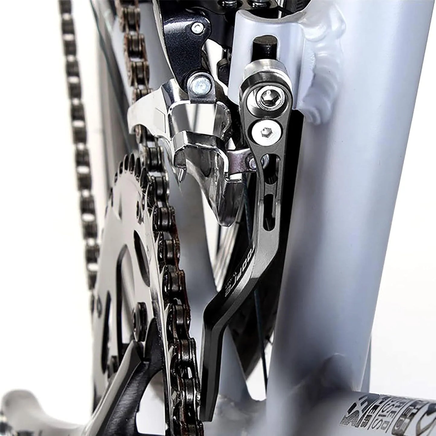 Guide-chaîne anti-déraillement route TOOPRE – Kit avec vis de fixation multi-tailles