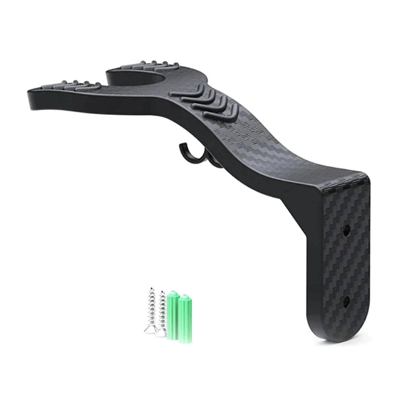 Support mural pour casque de vélo – Crochet ABS haute résistance avec rangement clés